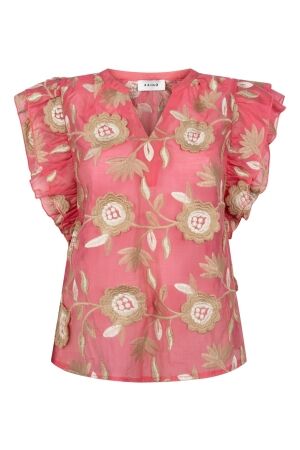 Aaiko Aaiko yaella 3d ten 518 T-shirt Korte mouw 171641 hibiscus red