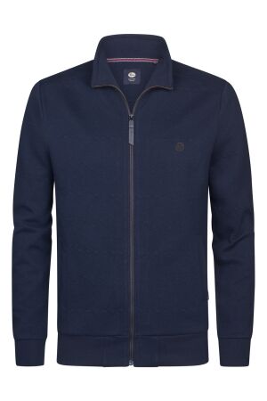 Petrol Petrol sweater collar zip m-1060-swc333 Vest 5178 navy blue