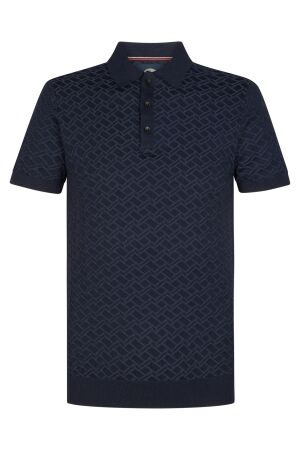 Petrol Petrol knitwear polo m-1060-kwc206 Poloshirts 5178 navy blue