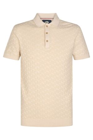 Petrol Petrol knitwear polo m-1060-kwc206 Poloshirts 0112 seashell
