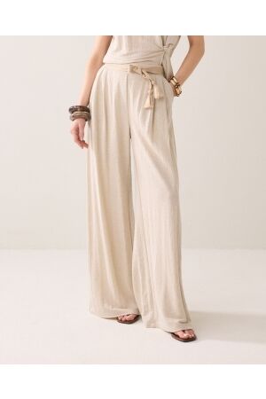 Summum Summum trouser linen look 4s2972-30761 Broek 702 pebble beige