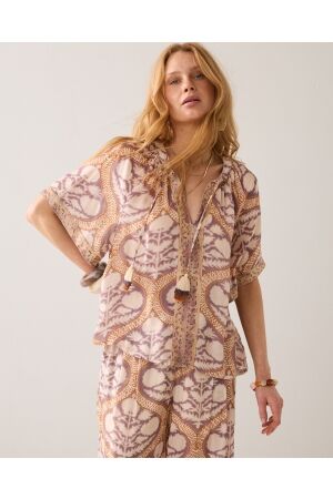 Summum Summum top art deco print 2s3284-12121 Sweater 120 multicolour