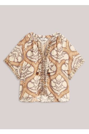 Summum Summum top art deco print 2s3284-12121 Sweater 120 multicolour