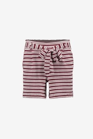 Geisha Geisha short 61428-20 Korte broeken 10 off-white/merlot