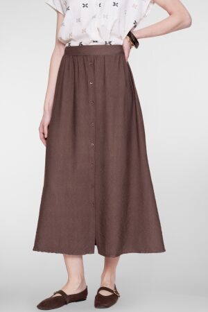 Geisha Geisha skirt long solid 66340-70 775 brown