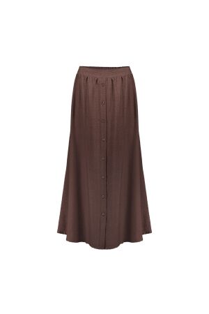 Geisha Geisha skirt long solid 66340-70 775 brown