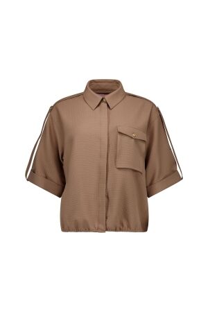 Studio Anneloes Studio Anneloes nellie waffle blouse 13666 Blouse 2200 latte