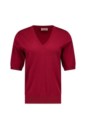 Studio Anneloes Studio Anneloes truida pullover 13694 Trui korte mouw 4000 ruby red