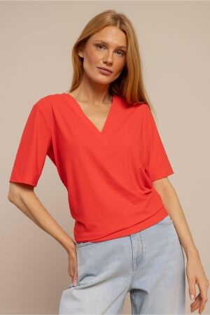 Studio Anneloes Studio Anneloes inge travel tee 13635 T-shirt Korte mouw 2800 coral red