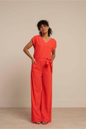 Studio Anneloes Studio Anneloes laure jumpsuit 13670 Jumpsuit 2800 coral red