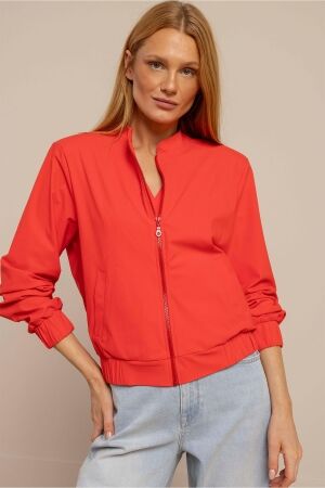 Studio Anneloes Studio Anneloes benja bomber jacket 13671 Jackets 2800 coral red