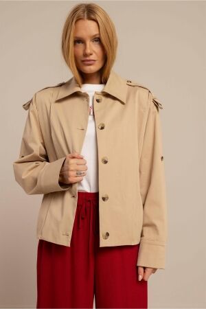 Studio Anneloes Studio Anneloes atlas twill jacket 13677 Jackets 2200 latte
