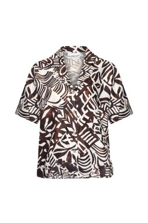 Helena Hart Helena Hart blouse jay vinty 7758 Blouse choco