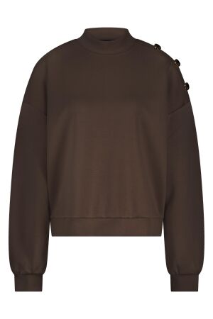 Tramontana Tramontana technical sweat jumper c12-18-601 f Sweater 002660-espresso
