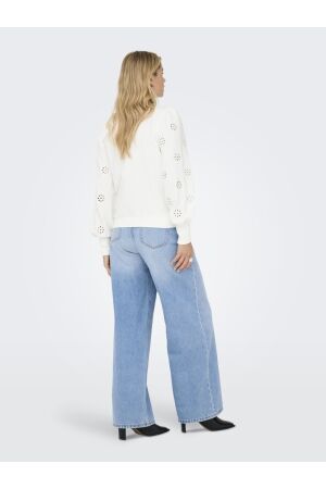 Only Only onlfemme l/s ub swt noos Sweater cloud dancer