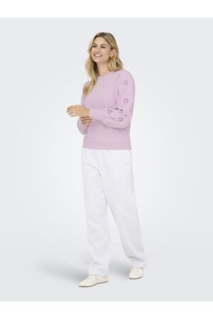 Only Only onlfemme l/s ub swt noos Sweater winsome orchid