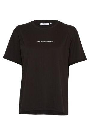 MSCH Copenhagen MSCH Copenhagen mschterina organic small logo tee T-shirts black/white