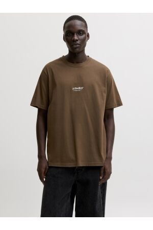 Jack & Jones Jack & Jones jjesoho tee ss crew neck noos 12278787 Print T-shirts 5027485 cocoa