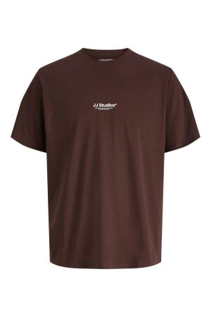 Jack & Jones Jack & Jones jjesoho tee ss crew neck noos 12278787 Print T-shirts 5027486 bitter chocolate
