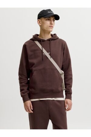 Jack & Jones Jack & Jones jjesoho sweat hood noos 12278789 Hoodies 5027513 bitter chocolate