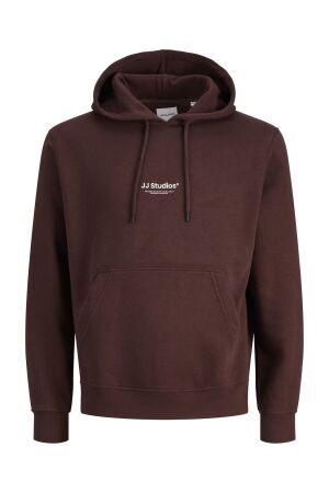 Jack & Jones Jack & Jones jjesoho sweat hood noos 12278789 Hoodies 5027513 bitter chocolate