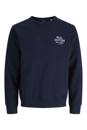 Jack & Jones Jack & Jones jjedover graphic sweat crew sn 12299443 Sweater 5034504 navy blazer