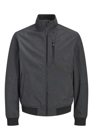 Jack & Jones Jack & Jones jjeliam softshell bomber noos. 12299150 Softshell Jas 5036763 dark grey melange