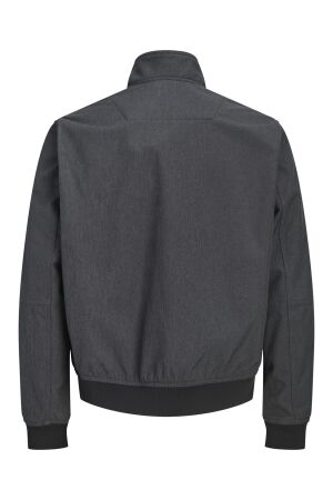 Jack & Jones Jack & Jones jjeliam softshell bomber noos. 12299150 Softshell Jas 5036763 dark grey melange