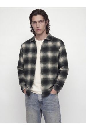 Jack & Jones Jack & Jones jjesoho ollie overshirt ls sn 12300017 Overshirt 5040924 asphalt check