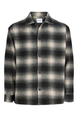 Jack & Jones Jack & Jones jjesoho ollie overshirt ls sn 12300017 Overshirt 5040924 asphalt check