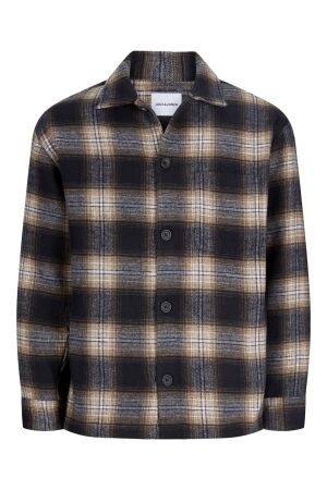 Jack & Jones Jack & Jones jjesoho ollie overshirt ls sn 12300017 Overshirt 5040384 navy blazer check