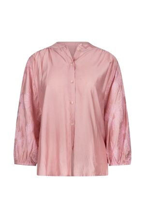 Nukus Nukus lynn blouse embroidery nks02176 Blouse 30 blush