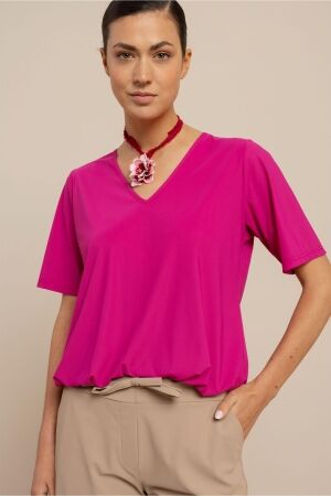Studio Anneloes Studio Anneloes vicky top 13805 T-shirt Korte mouw 5500 new fuchsia