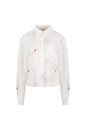 Nukus Nukus adora blouse embroidery nks02167 Blouse 17 off white