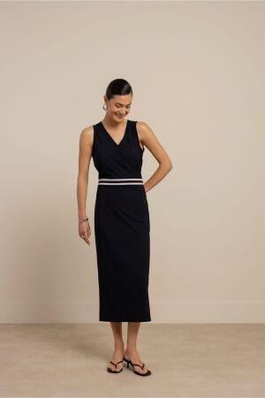 Studio Anneloes Studio Anneloes tirza tape dress 13804 Zomerjurkjes 6900 dark blue