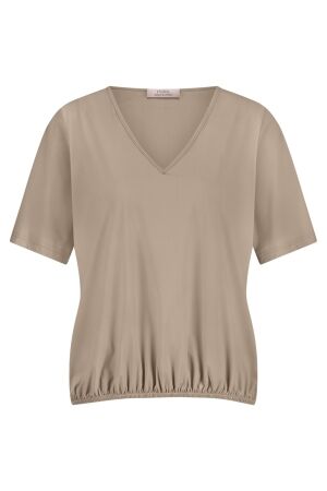 Studio Anneloes Studio Anneloes vicky top 13805 T-shirt Korte mouw 2200 latte