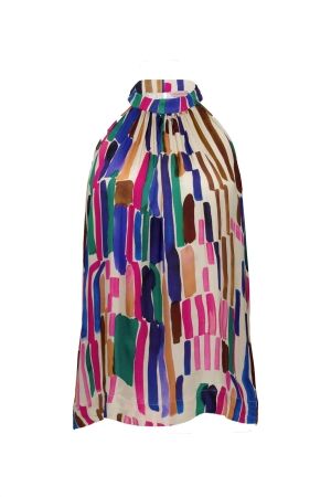 Studio Anneloes Studio Anneloes saar spot top 13808 Tops en Singlets 9997 multi color