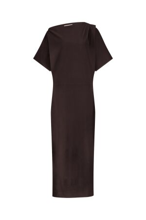 Studio Anneloes Studio Anneloes ineke dress 13819 Jurk 8700 espresso