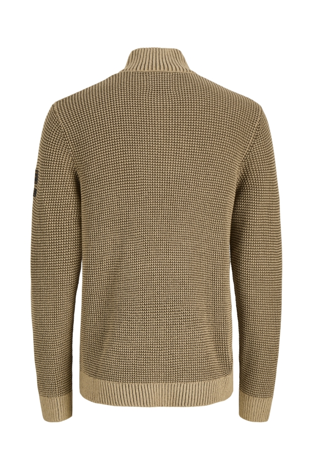 Jack & Jones JJELIAS KNIT HIGH NECK 12298550 5031266 Crockery Canteen