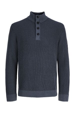 Jack & Jones Jack & Jones jjelias knit high neck 12298550 Sweater 5031265 navy blazer turbulence