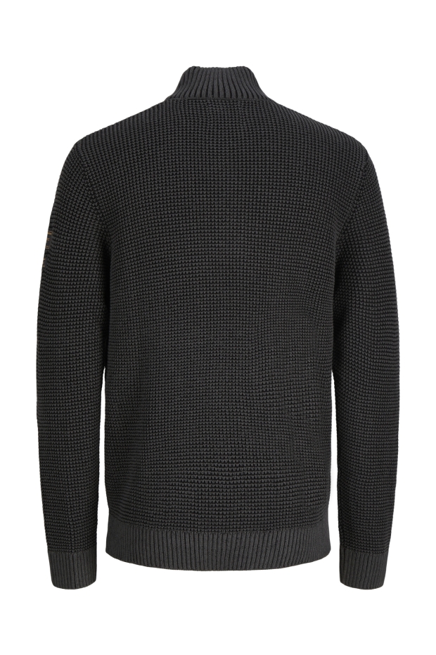 Jack & Jones JJELIAS KNIT HIGH NECK 12298550 5031264 Black Asphalt