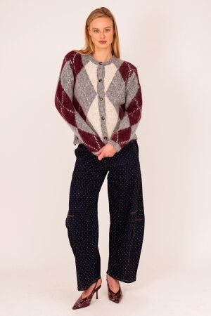 Turquoise by DAAN Turquoise by DAAN vestje ruit 65128 Vest grijs