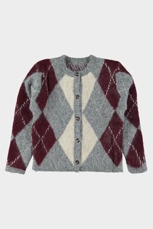 Turquoise by DAAN Turquoise by DAAN vestje ruit 65128 Vest grijs