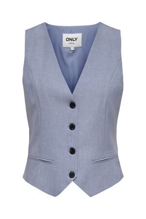 Only Only onllinda s/l mel fit waistcoat tlr noos Gilets vintage indigo