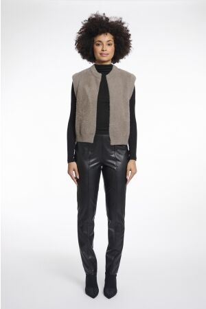 Rino & Pelle Rino & Pelle elona short waistcoat Gilets taupe