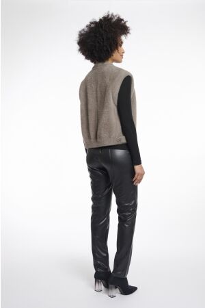 Rino & Pelle Rino & Pelle elona short waistcoat Gilets taupe