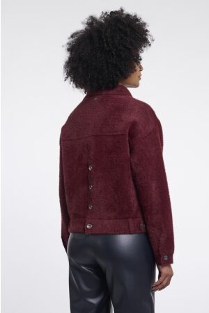 Rino & Pelle Rino & Pelle bubbly.5002611 boxy jacket Jackets 11110 sangria