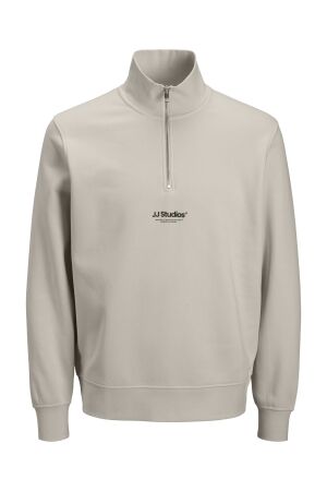 Jack & Jones Jack & Jones jjesoho sweat quarter zip hn noos Trui moonbeam