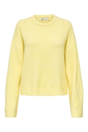 Only Only onlsimoni l/s o-neck pullover knt noos Trui mellow yellow