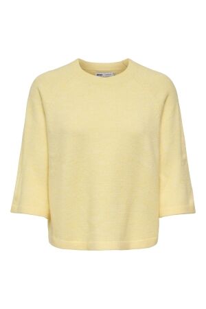 Only Only onlsimoni 3/4 pullover knt noos Trui mellow yellow